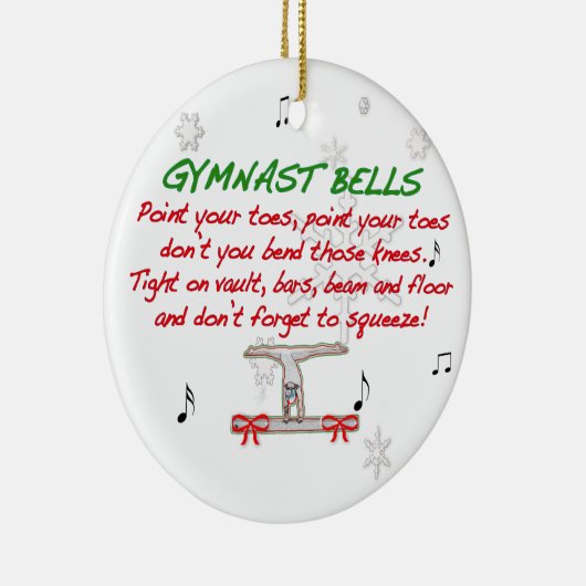 Gymnast Bells Ornament (Rechts)