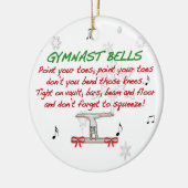 Gymnast Bells Ornament (Links)