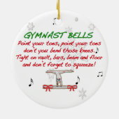 Gymnast Bells Ornament (Achterkant)
