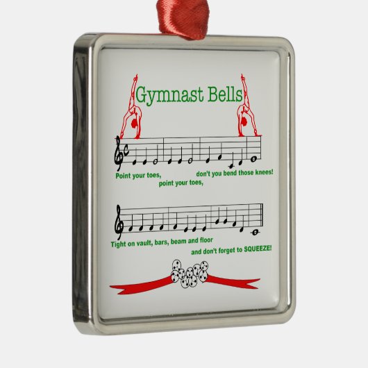 Gymnast Bells Ornament (Rechts)