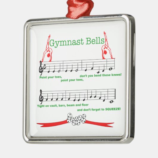 Gymnast Bells Ornament (Links)