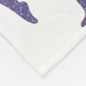 GYMNAST BLANKET MET GYMNAST HAND STANDS. FLEECE DEKEN (Hoek)