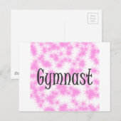 Gymnast Briefkaart (Voorkant / Achterkant)