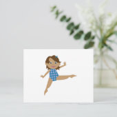 Gymnast Briefkaart (Staand voorkant)