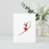 Gymnast Briefkaart (Staand voorkant)