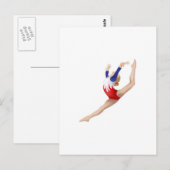 Gymnast Briefkaart (Voorkant / Achterkant)