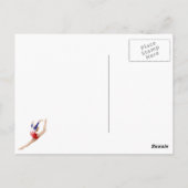 Gymnast Briefkaart (Achterkant)