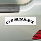 Gymnast Bumpersticker (Op auto)