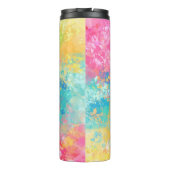 Gymnast Carnival Paint Splash Thermal Tumbler Thermosbeker (Achterkant)