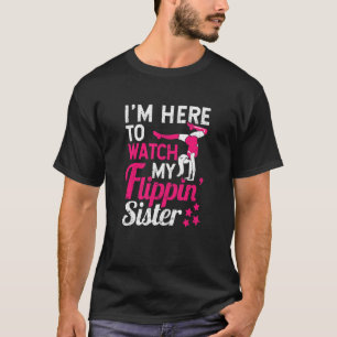 Gymnast Cheering Ik ben hier om mijn lippensist te T-shirt