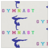 Gymnast Colorful Letters Stof (Close Up)