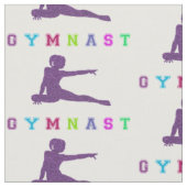 Gymnast Colorful Letters Stof (Close Up)