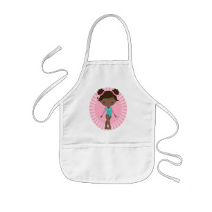 Gymnast - Cute Gymnastics African American Kinder Schort