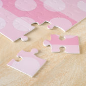 Gymnast - Cute Gymnastics Pink Turquoise Legpuzzel (Zijkant)