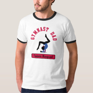 Gymnast Dad Custom T-shirt