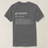 Gymnast Definition T-shirt (Design voorkant)