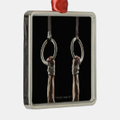 Gymnast die van ringen 2 zwemt metalen ornament (Rechts)