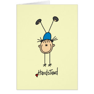 Gymnast Doing Handstaties