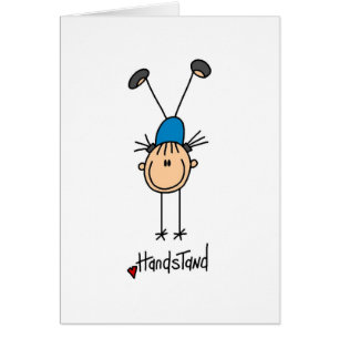 Gymnast Doing Handstaties