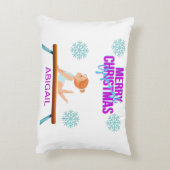 GYMNAST dubbelzijdig accentkussen gepersonaliseerd Accent Kussen (Achterkant (Verticaal))