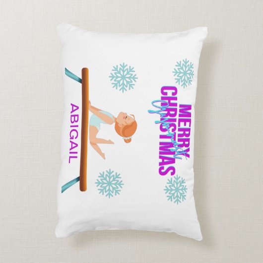 GYMNAST dubbelzijdig accentkussen gepersonaliseerd Accent Kussen (Achterkant (Verticaal))