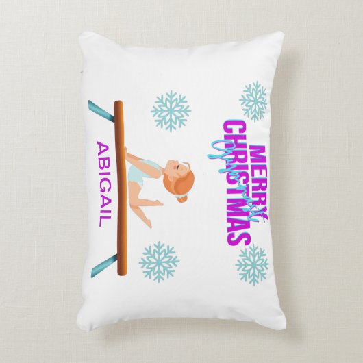 GYMNAST dubbelzijdig accentkussen gepersonaliseerd Accent Kussen (Voorkant(Verticaal))