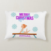 GYMNAST dubbelzijdig accentkussen gepersonaliseerd Accent Kussen (Achterkant)