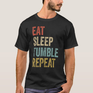 Gymnast Eat Sleep Tumble Herhaal Gymnastiek T-shirt