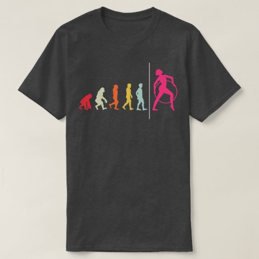 Gymnast Evolution Acrobat Gymnastics T-shirt (Design voorkant)