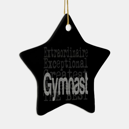 Gymnast Extraordinaire Keramisch Ornament (Rechts)
