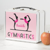 Gymnast Figures Cute Girls Gymnastics Personalized (In situ)