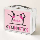 Gymnast Figures Cute Girls Gymnastics Personalized (Voorkant)