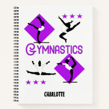 Gymnast Figures Cute Girls Gymnastics Personalized