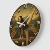 Gymnast Funny Mona Lisa Grote Klok (Hoek)