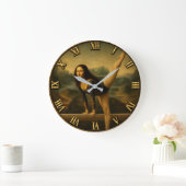 Gymnast Funny Mona Lisa Grote Klok (Huis)