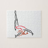 Gymnast Girl Legpuzzel (Horizontaal)