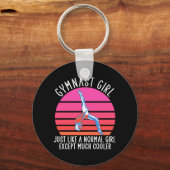 Gymnast Girl Sleutelhanger (Voorkant)