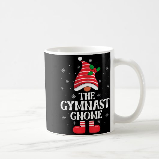 Gymnast Gnome Christmas Family Matching Group Funn Koffiemok (Rechts)
