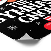Gymnast Gnome Christmas Family Matching Group Funn Poster (Hoek)
