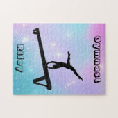 Gymnast Gymnastics Balance Beam Legpuzzel (Horizontaal)
