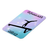 Gymnast Gymnastics Balance Beam Magneet (Linkerzijde)
