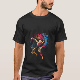 Gymnast Gymnastiek Kleurrijke Kleur Gymnastiek Coa T-shirt