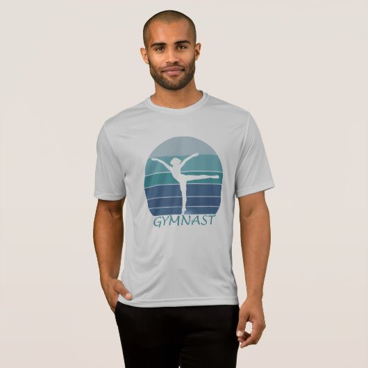 GYMNAST- IK HOUD VAN GYMNASTIEK. T-SHIRT (Voorkant volledig)