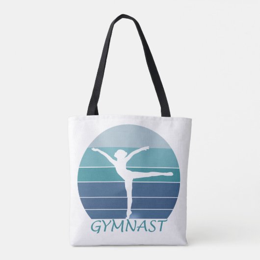 GYMNAST- IK HOUD VAN GYMNASTIEK. TOTE BAG (Achterkant)
