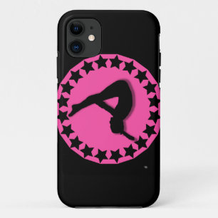 Gymnast in roze iPhone 11 hoesje