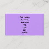Gymnast in visitekaartjes (Achterkant)