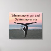 GYMNAST-INSPIRATIE CANVAS AFDRUK (Voorkant)