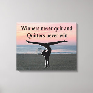 GYMNAST-INSPIRATIE CANVAS AFDRUK