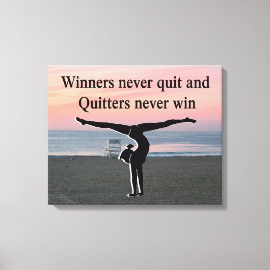 GYMNAST-INSPIRATIE CANVAS AFDRUK (Voorkant)