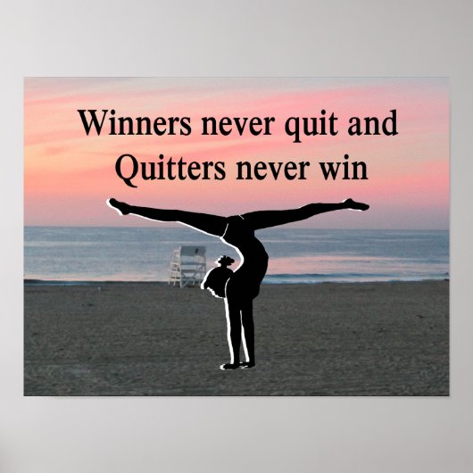 GYMNAST-INSPIRATIE POSTER (Voorkant)